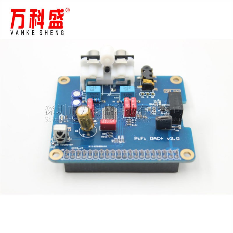 Hỗ trợ Raspberry Pi 2/3 thế hệ B loại / 2B + HIFI DAC + card âm thanh I2S giao diện