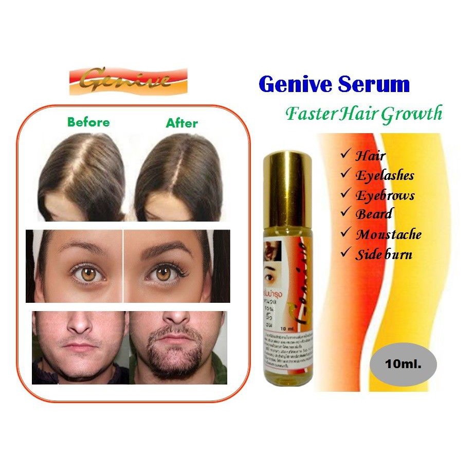 Serum mọc lông mi, chân mày, râu, tóc Genive Thái Lan