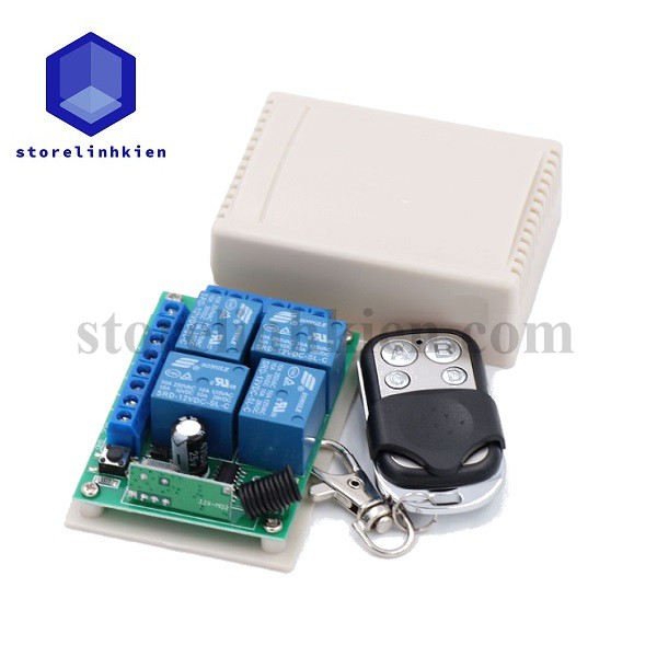 Bộ công tắc điều khiển từ xa 4 kênh ST-KG04D 12VDC