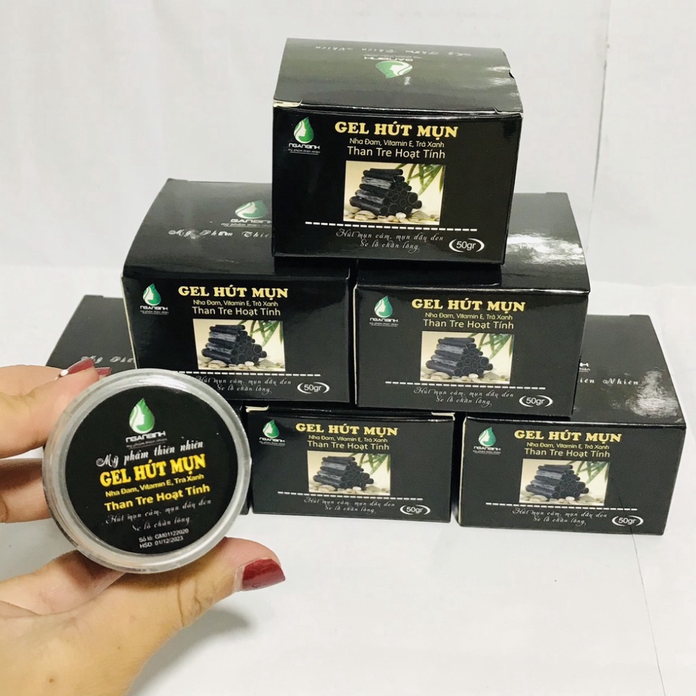 Gel lột mụn than tre hoạt tính N gân Bình - Gel hút mụn cám,mụn đầu đen