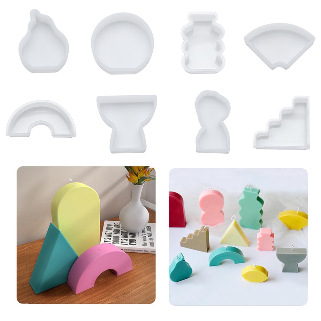 Khuôn Làm Nến / Xà Phòng Bằng Silicone DIY