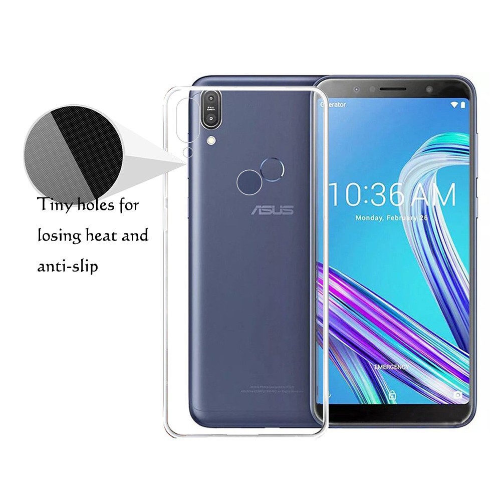 Ốp lưng Asus Zenfone Max Pro M1 dẻo trong suốt
