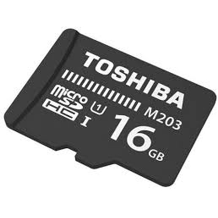 Thẻ nhớ MicroSDHC Toshiba M203 UHS-I U1 16GB 100MB/s (Đen) | BigBuy360 - bigbuy360.vn
