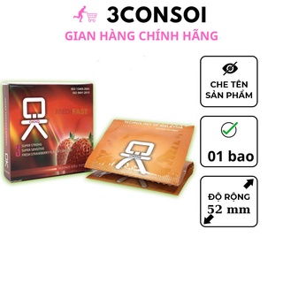 Bao cao su OK, bao cao su siêu mỏng, kéo dài thời gian quan hệ, lẻ 01 bcs