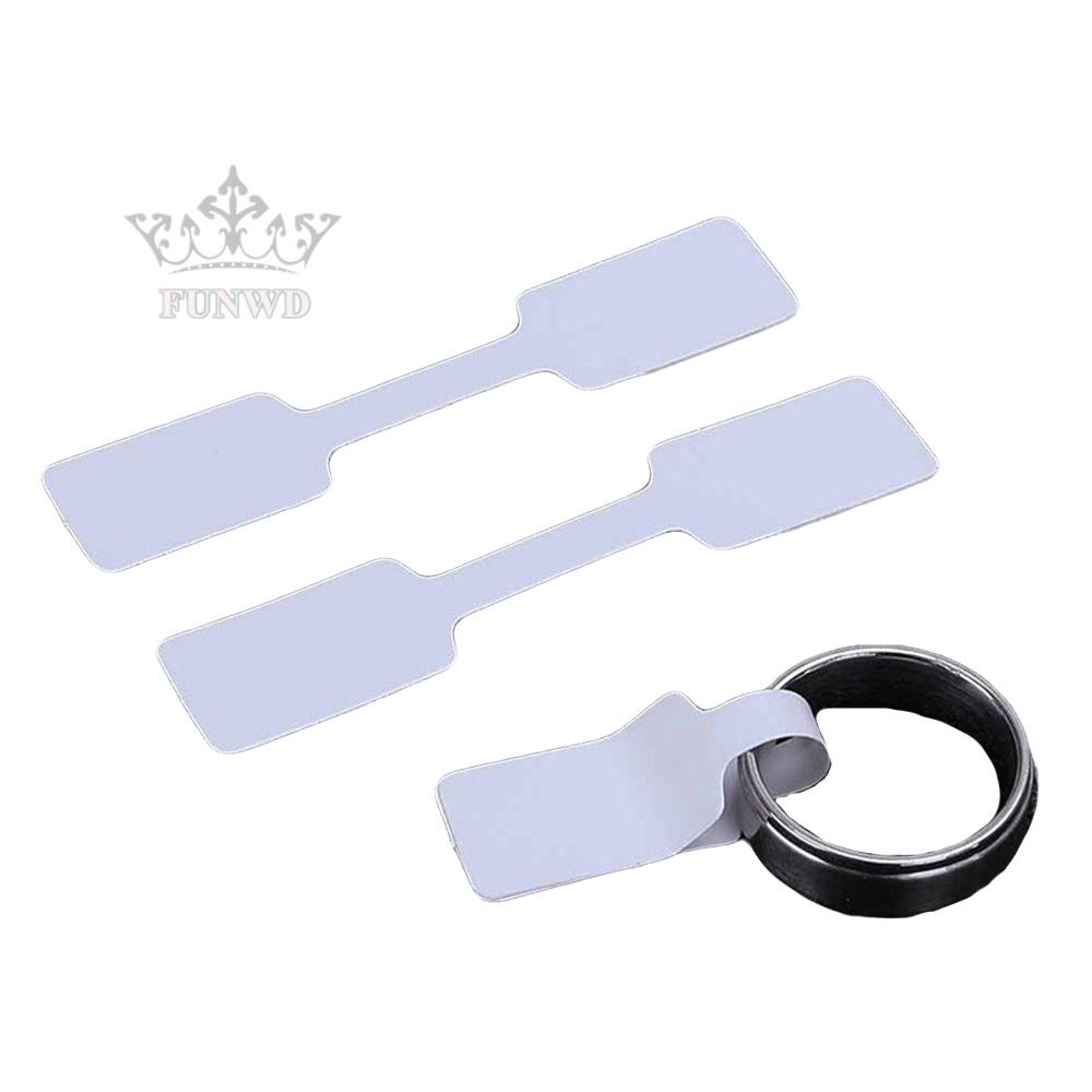 【FUNWD】Merchandise Jewelry Price Tag White Square Sticker Style Label 1000 Pcs