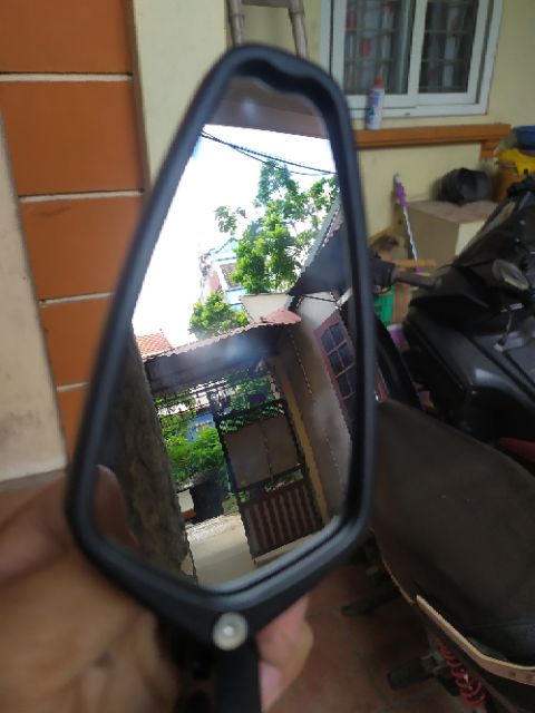 Gương gù xe máy kính trắng nhỏ gọn X1r cao cấp (giá 1 chiếc)