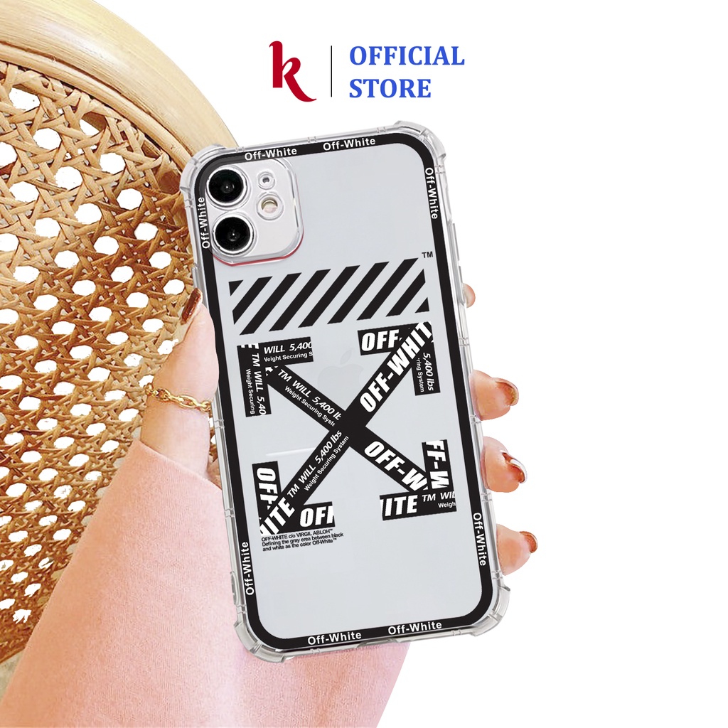 Ốp lưng iphone thời trang Off-White trong suốt case 15 pro max 15plus 14 13 12 promax 11 mini 6 6s 7 8 plus x xr xs Se