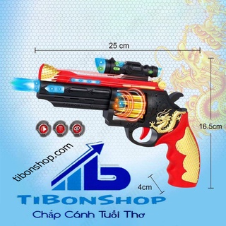 Đồ chơi Sung lắp pin phát sáng phát nhạc kèm rung cho trẻ em