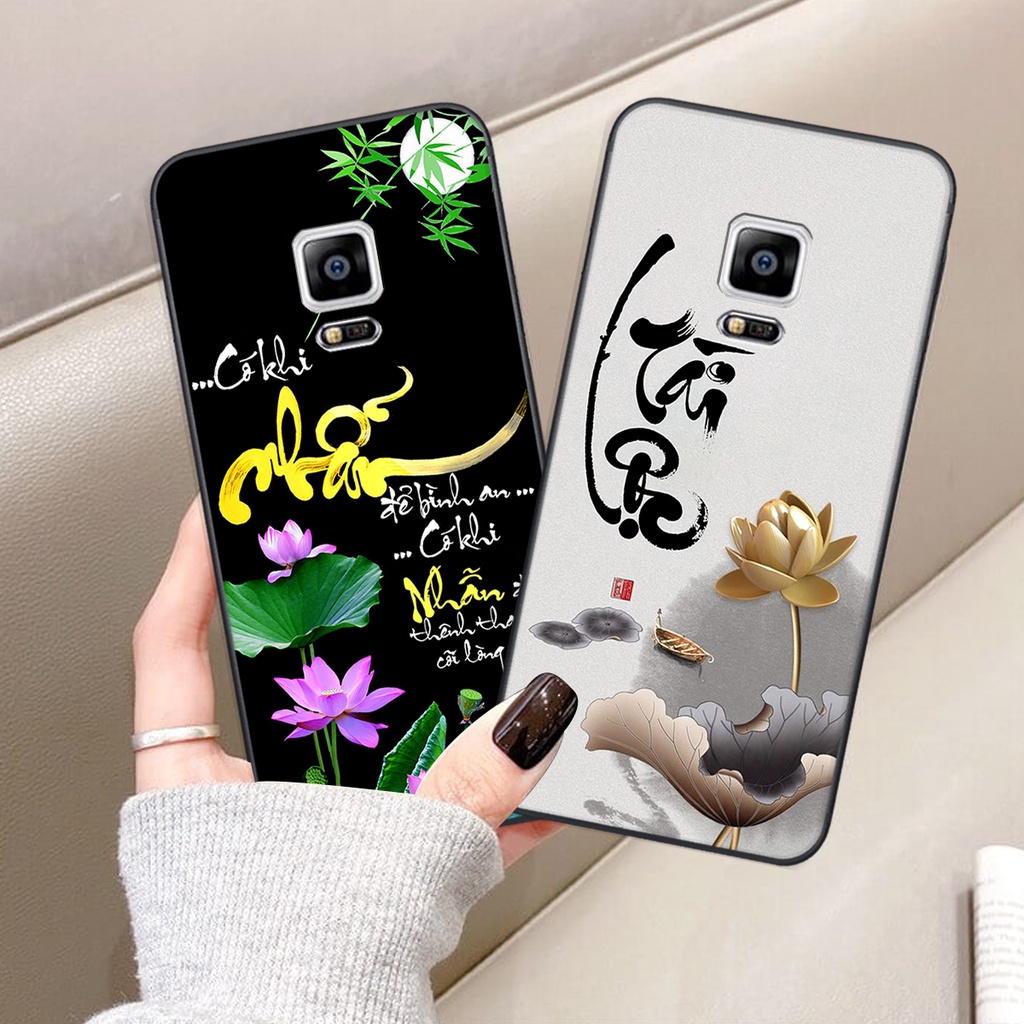 Ốp lưng Samsung Galaxy NOTE 4 in hình chữ tài chữ lộc, Cha Mẹ, bình an SIÊU ĐẸP