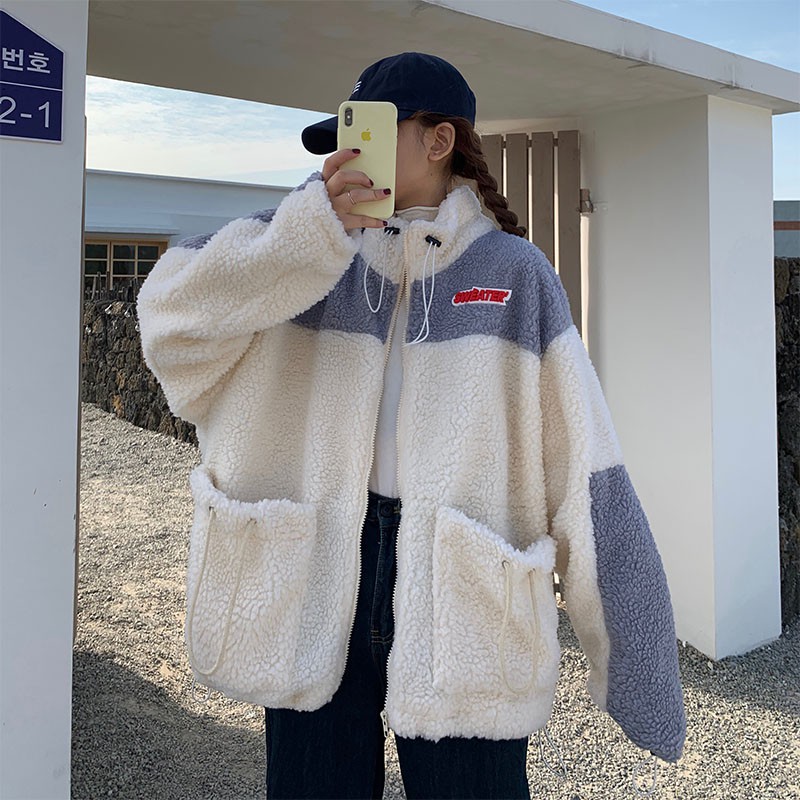 Sẵn Áo khoác bông siêu dày kéo khóa cổ cao ulzzang - AKM07 | BigBuy360 - bigbuy360.vn
