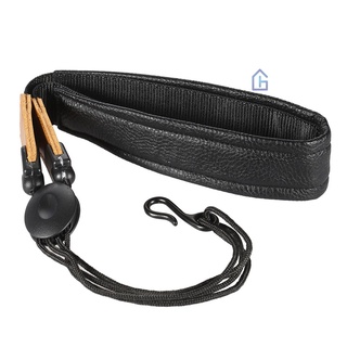 Dây đeo kèn Saxophone bằng da mềm có đệm EVA và móc kim loại