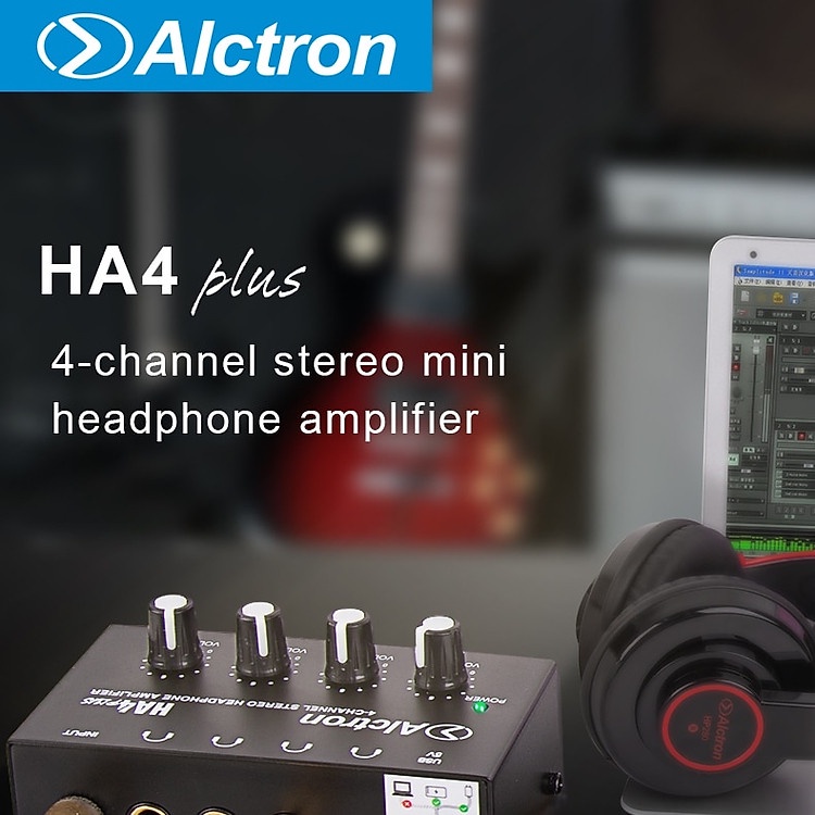 Bộ chia tai nghe 4 cổng Alctron HA4 Plus HA4 Mini 4channel headphone amplifier