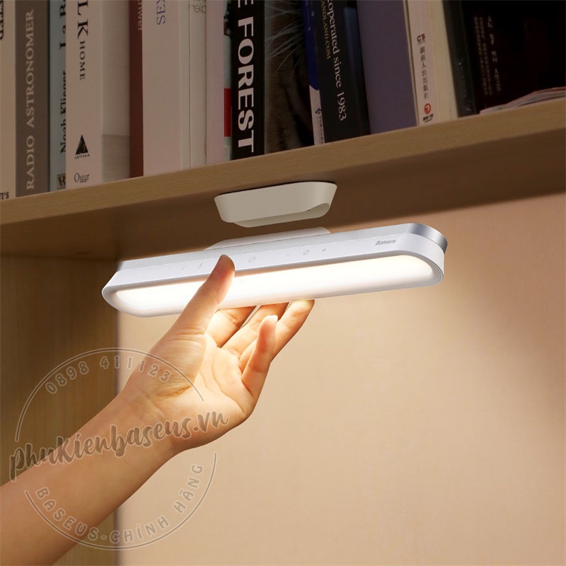 Đèn treo đế hít nam châm, chống mỏi mắt Baseus Magnetic Stepless Dimming Charging Desk Lamp Pro (1800mAh, 3000K – 5000K,