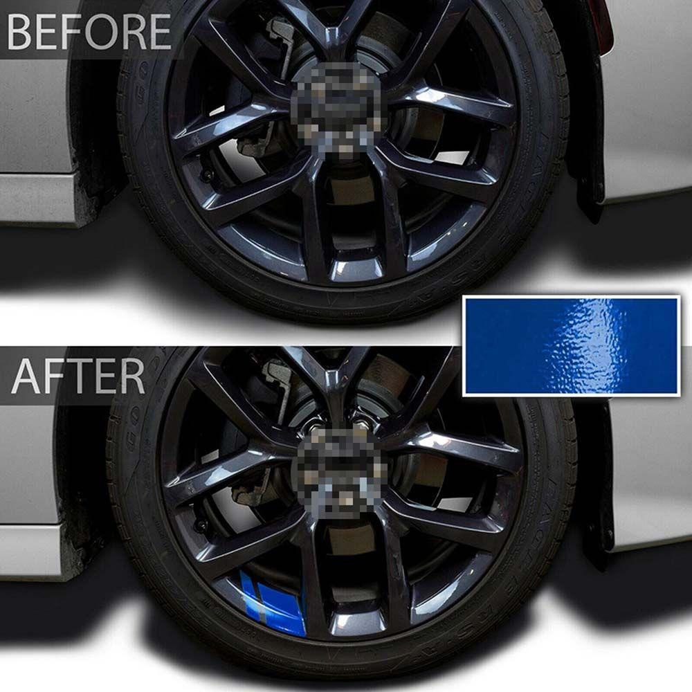 Bộ 6 Miếng Dán Trang Trí Bánh Xe Hơi Bằng Vinyl Độ Chính Xác Cao