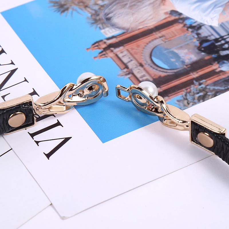 Thắt lưng phối hạt ngọc trai giả thời trang sang trọng cho nữ