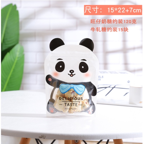 Túi zipper cookie/nougat 3D