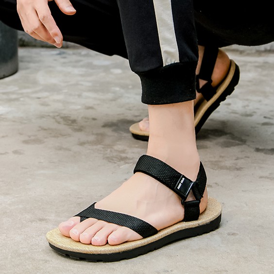 Giày Sandal Vải Lanh Size 35-44 Thời Trang Cho Cặp Đôi