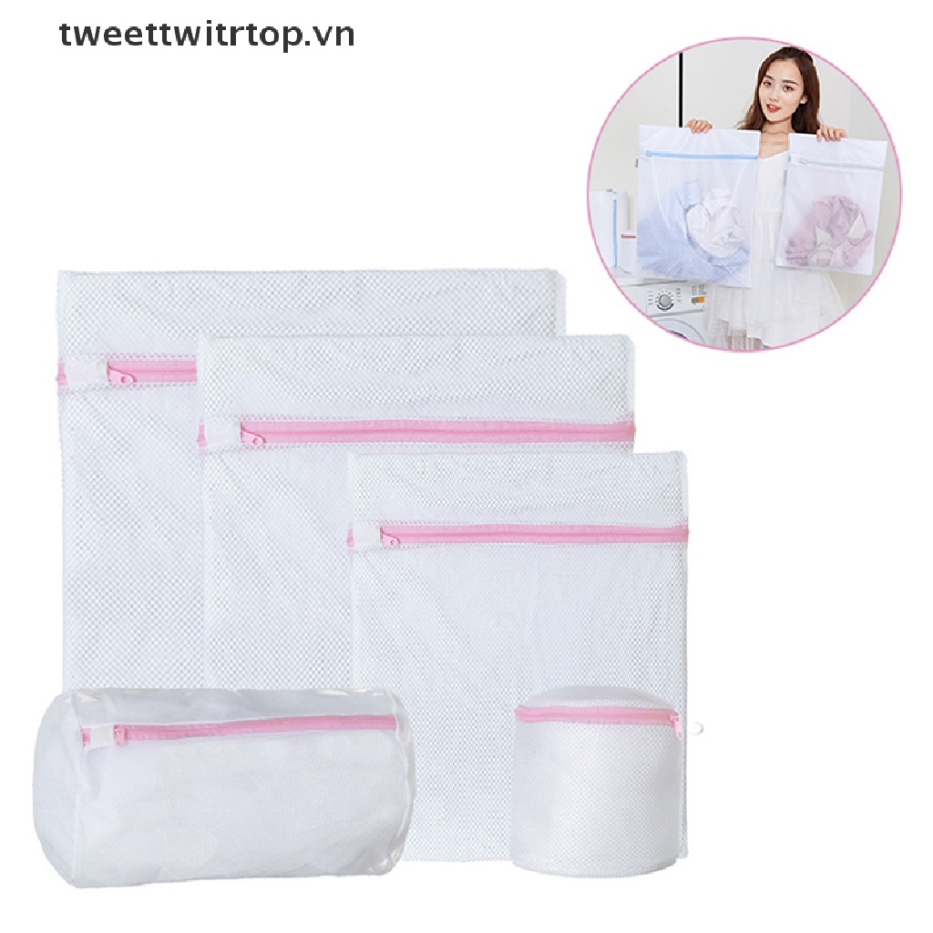 Túi Lưới Giặt Đồ Lót 3 Kích Thước Có Khóa Kéo Tiện Lợi
