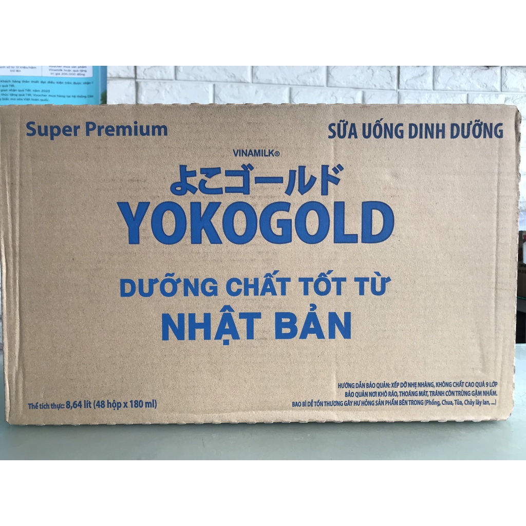 THÙNG 48 HỘP SỮA BỘT PHA SẴN YOKO 110ML