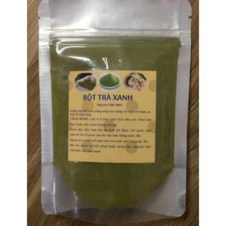 100gr Bột trà xanh thái nguyên nguyên chất 100% đắp mặt hết mụn