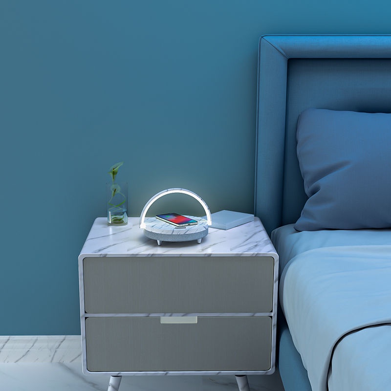 Loa blutooth thông minh tích hợp sạc pin cảm ứng và đèn ngủ chính hãng EZVALO