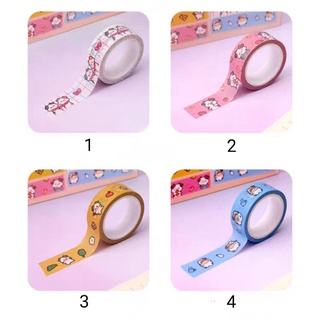 Set chiết washi tape bò sữa