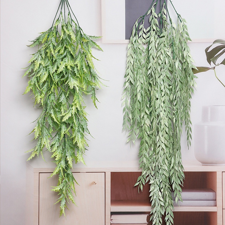 Cành Lá Giả Treo Tường Trang Trí Nhà Cửa / Sân Vườn Kích Thước 75-100cm