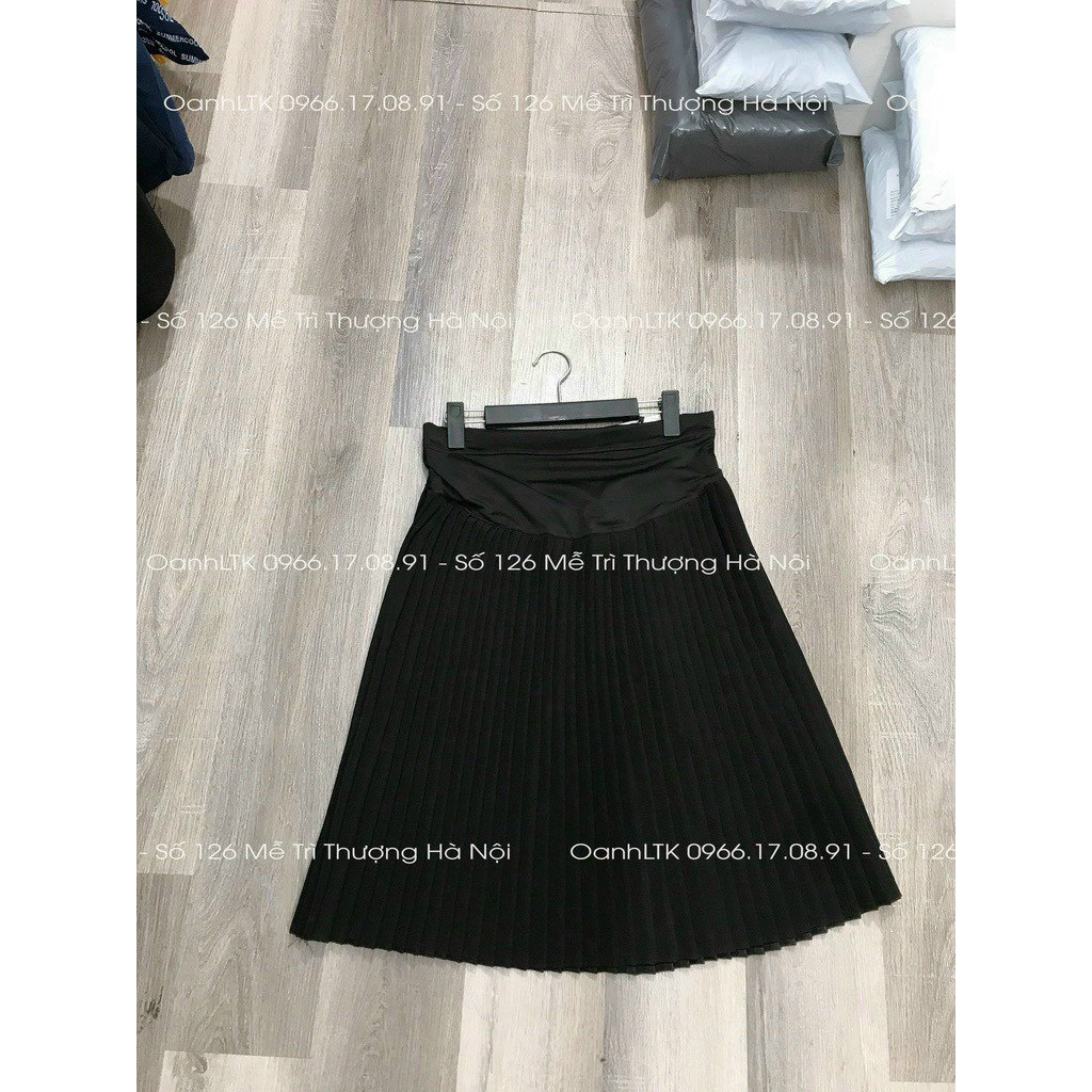 CHÂN VÁY BẦU DÀI - MẶC CẢ BẦU NHỎ BẦU TO XINH XINH