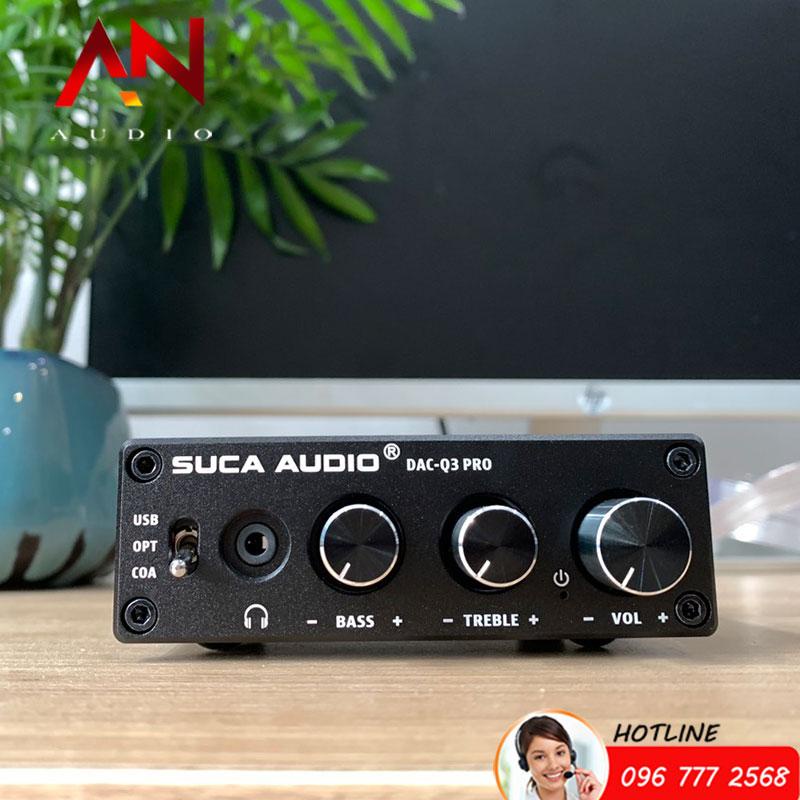 Giải Mã SUCA-AUDIO DAC Q3 Pro – Chip SA9123 – Điều Chỉnh Bass + Treble