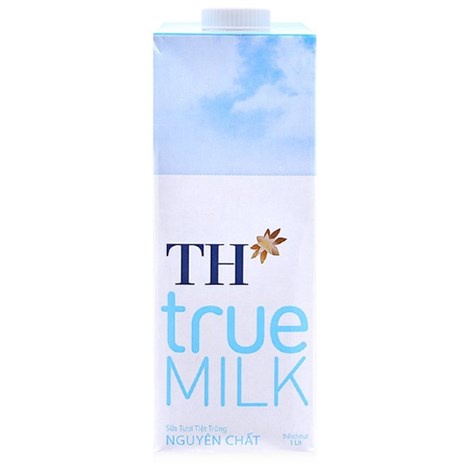 Sữa tươi tiệt trùng nguyên chất không đường TH true MILK hộp 1 lít