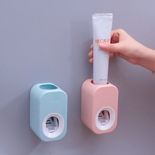 Handy wall mounted automatic toothpaste dispenser