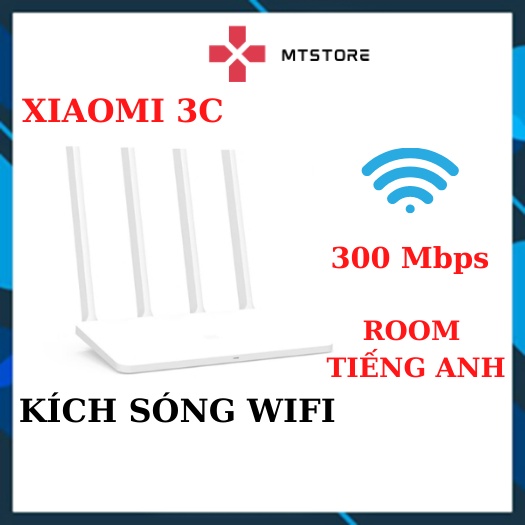 Bộ kích sóng wifi Xiaomi 3C chuẩn 300 Mbps, bộ phát wifi xiaomi, router wifi , cục kích wifi cục hút wifi - USED 95%