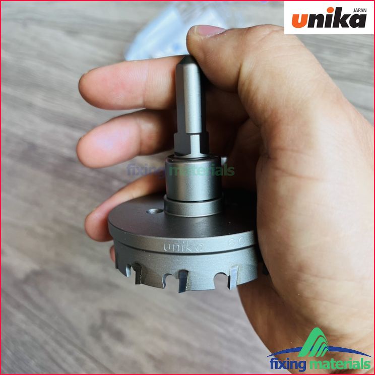 Mũi hợp kim UNIKA khoét lỗ thép tấm và inox mỏng  T.C.T Hole Saw METACORE, Mã MCS (Size nhỏ 14-63mm)