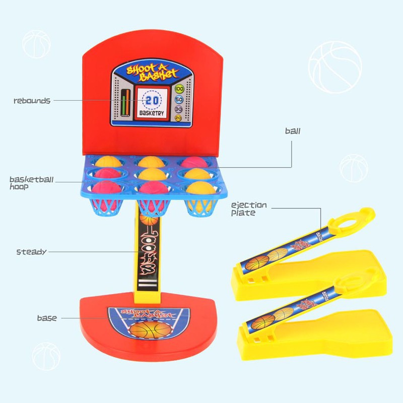 Bộ Trò Chơi Bóng Rổ Để Bàn Cho Trẻ Em