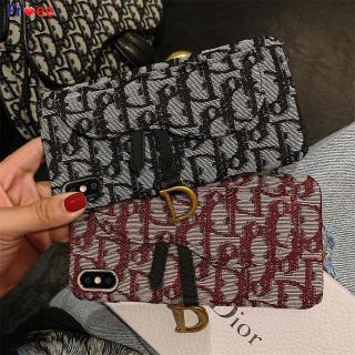 Ốp lưng túi họa tiết Dior cho điện thoại IPhone Xs Max Case Xs Max 6Plus 8Plus XR