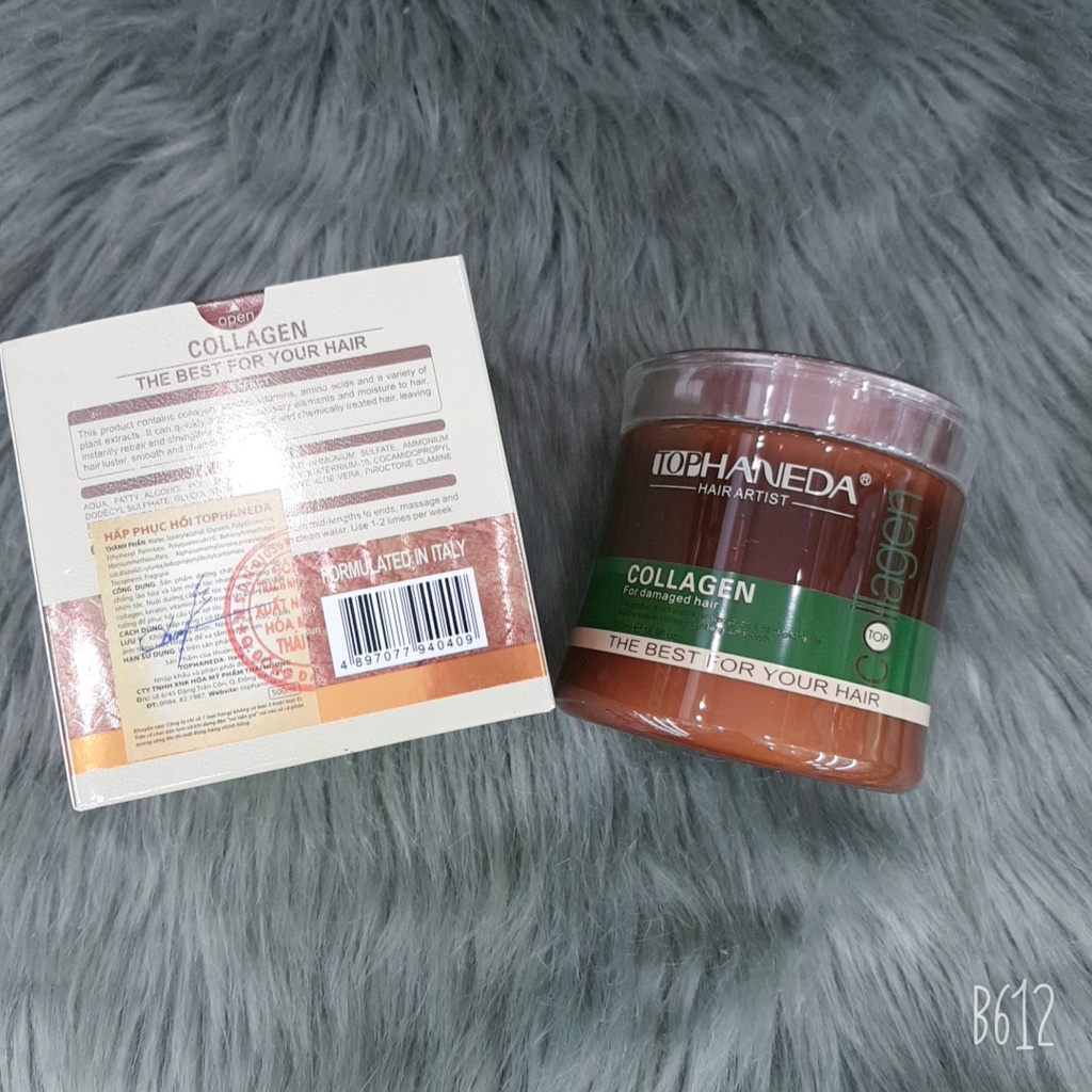 ( Hàng chính hãng ) Hấp haneda colagen phục hồi tóc hư tổn