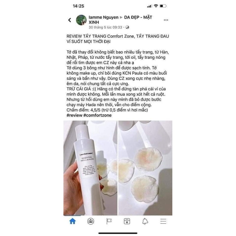 Tẩy trang dịu nhẹ Essential Micellar Water 200ml