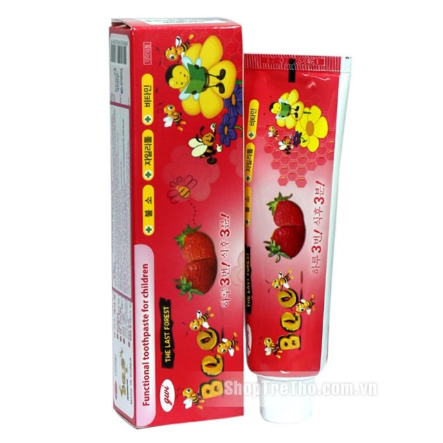 Kem đánh răng trẻ em hàn quốc - Bee