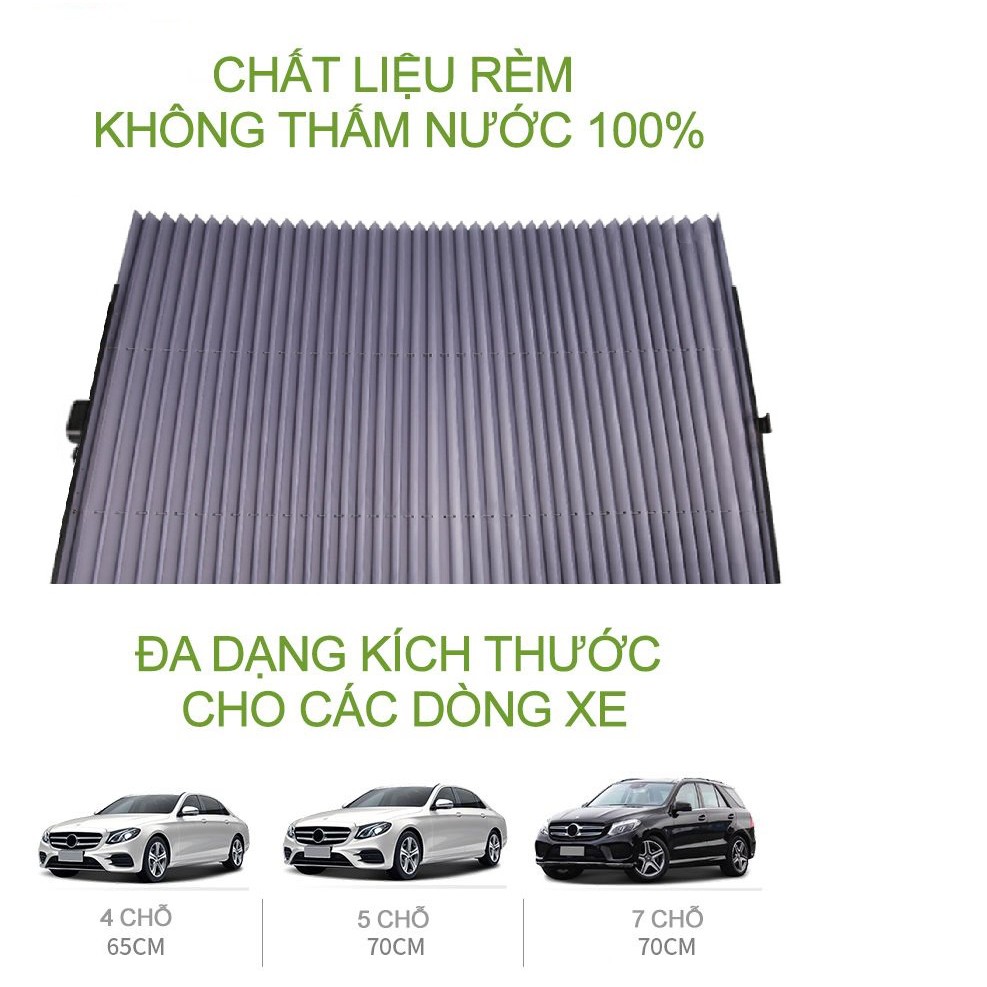 RÈM CHE NẮNG KÍNH LÁI-KÍNH CHẮN GIÓ XE Ô TÔ THÔNG MINH 3D