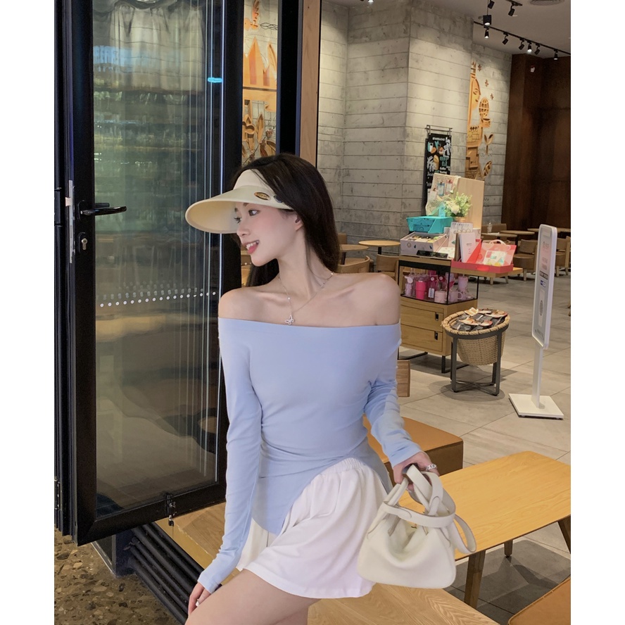 Áo nữ tay dài xẻ tà quyến rũ COZOK