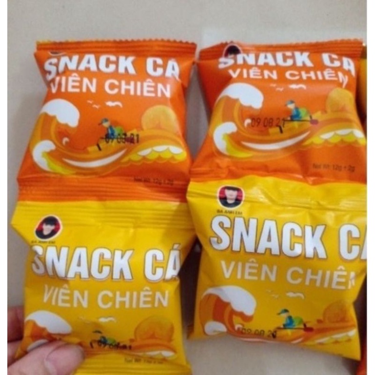 snack cá viên chiên