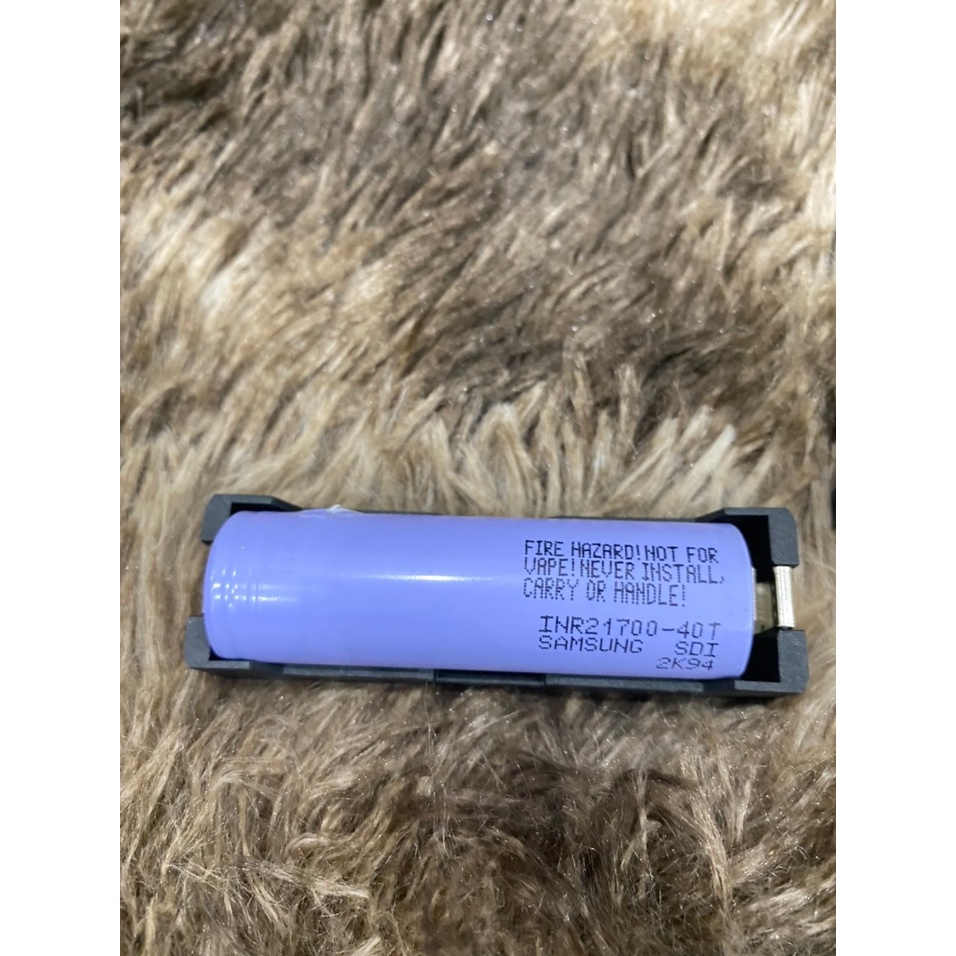 Khay 21700 cân bằng gắn 1 cell pin , nhựa ABS đẹp - bền. BN.