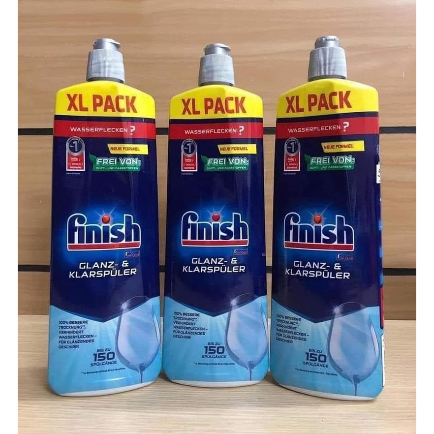 Nước làm bóng FINISH chuyên dùng cho máy rửa chén bát Xuất xứ Châu âu