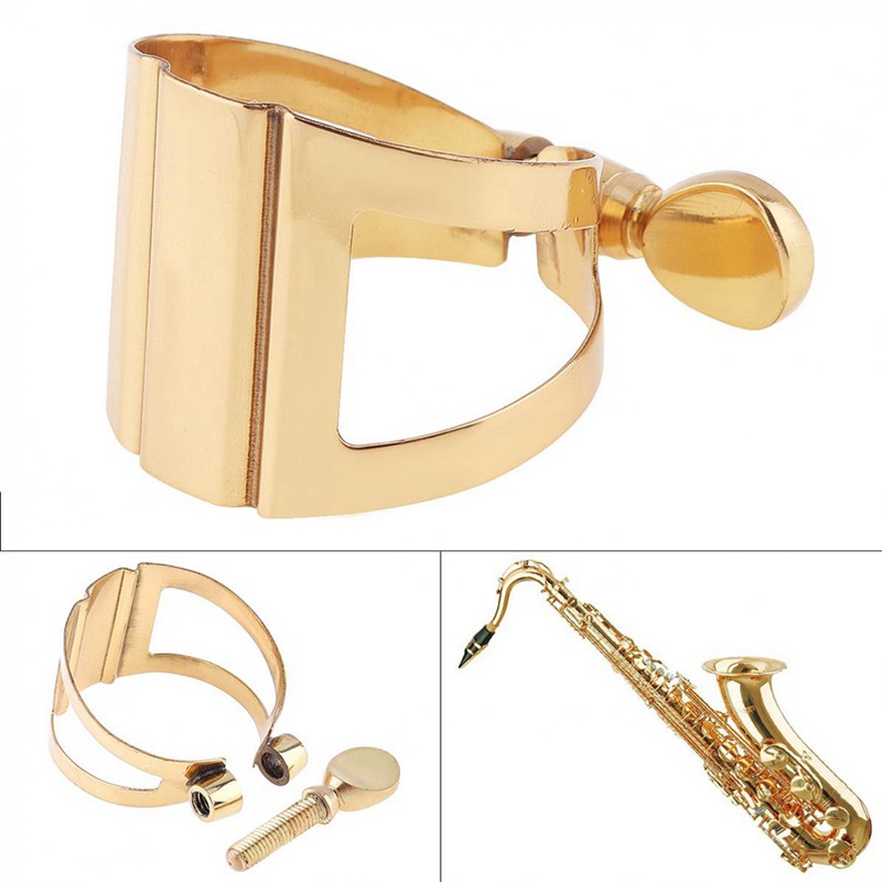 Khóa Miệng Kèn Saxophone Mạ Vàng