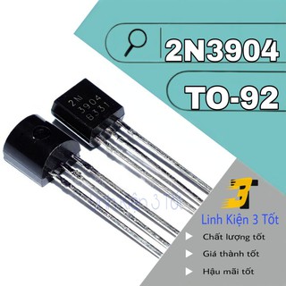 ( Túi 10 con ) Transistor 2N3904 TO-92 40V 0.2A chính hãng