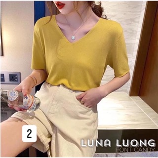 Áo phông len mỏng
