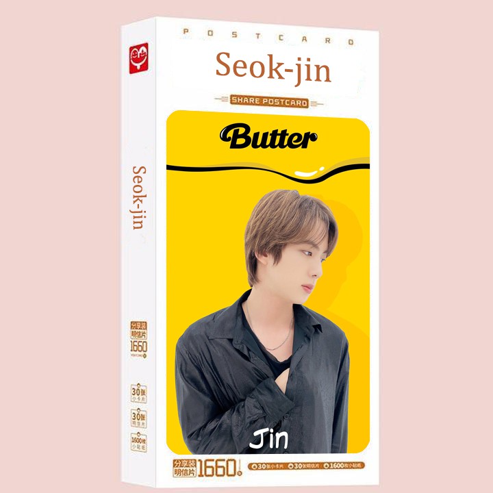 Hộp ảnh postcard BTS Butter và các thành viên