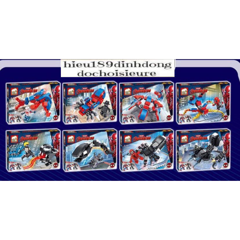 Lắp ráp xếp hình minifigures siêu anh hùng 60019