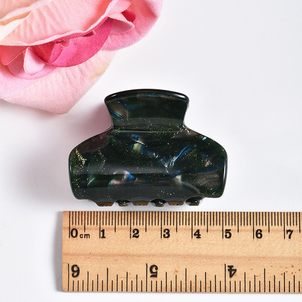 Kẹp Tóc Nhựa Màu Trơn Kiểu Hàn Quốc Cho Nữ