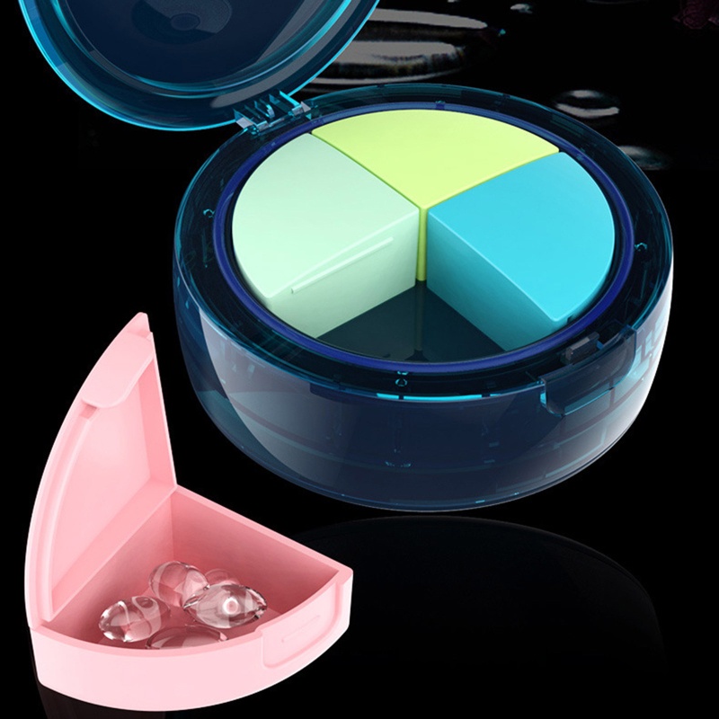 Hộp Đựng Thuốc 4 Ngăn Có Thể Gấp Gọn Tiện Dụng